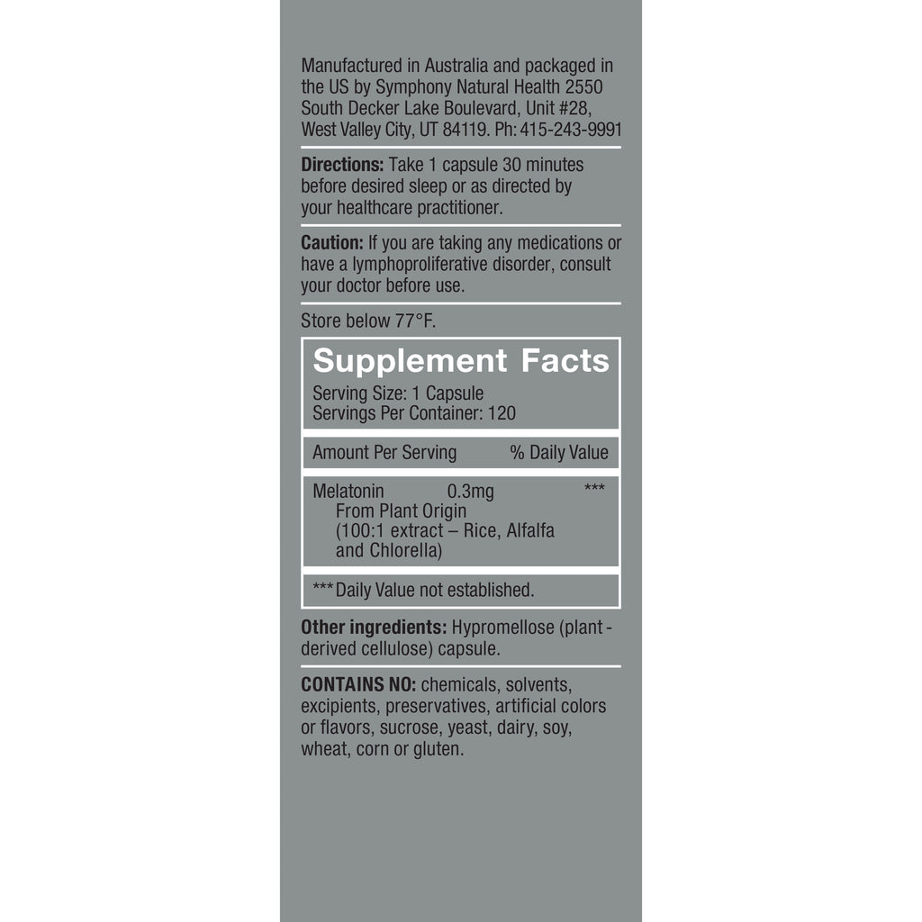 HerbatoninPRO 0.3 mg Supplement Facts, Serving Size: 1 capsule, Servings Per container: 120
