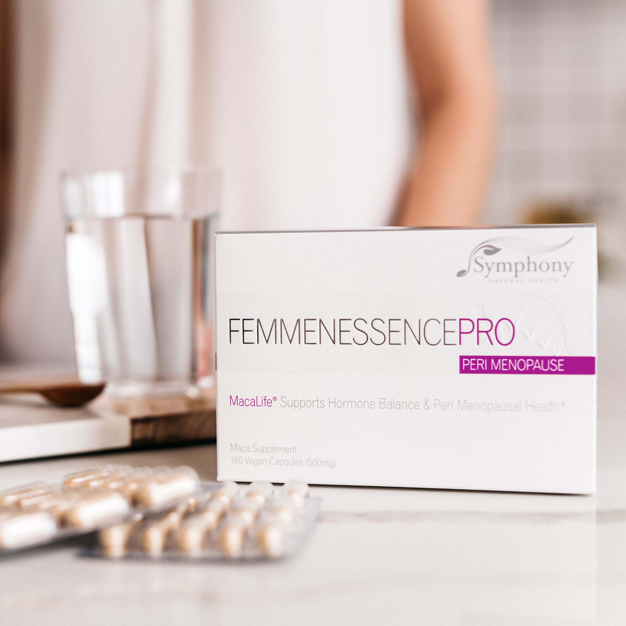 FemmenessencePRO PERI supports hormone balance & peri menopausal health 